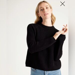 Quince 100% Organic Cotton Fisherman Crew Sweater